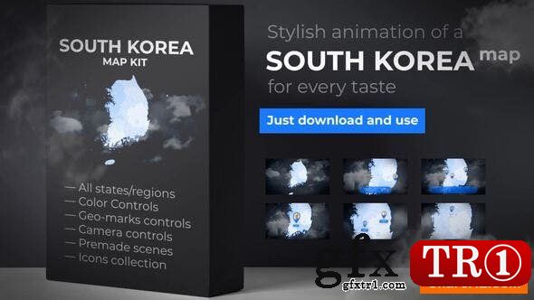 韩国地图24004039